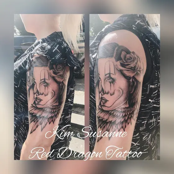 Black & Grey Tattoo aus dem Red Dragon Tattoo Studio Kleve