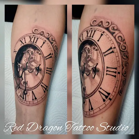 Black & Grey Tattoo aus dem Red Dragon Tattoo Studio Kleve