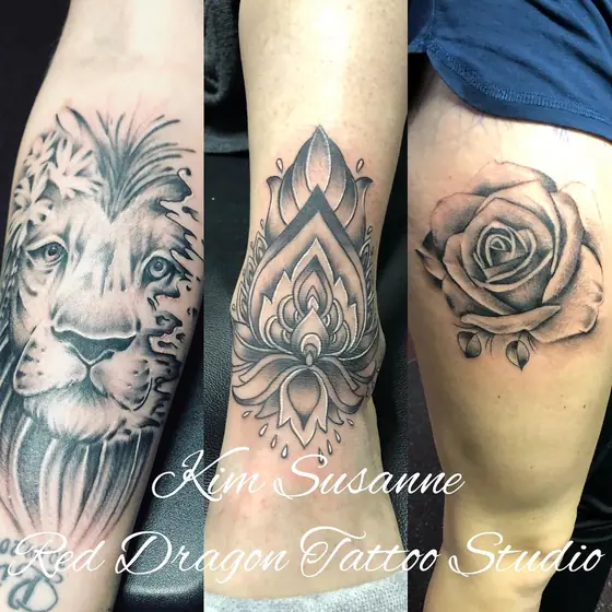 Black & Grey Tattoo aus dem Red Dragon Tattoo Studio Kleve