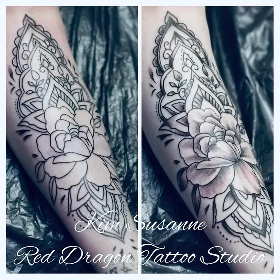 Mandala & Ornamental Tattoo aus dem Red Dragon Tattoo Studio Kleve