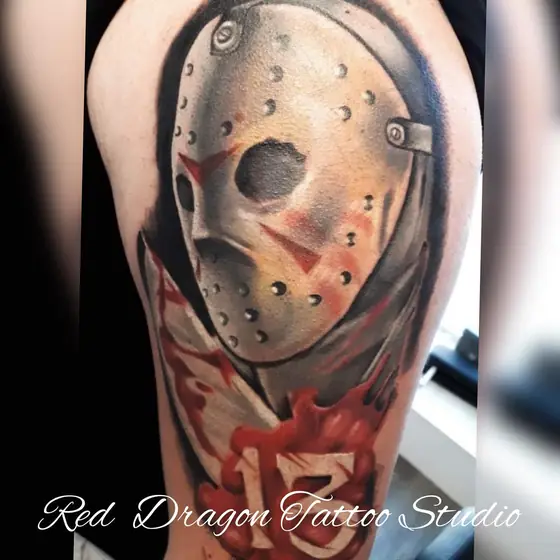 Farbe Tattoo aus dem Red Dragon Tattoo Studio Kleve