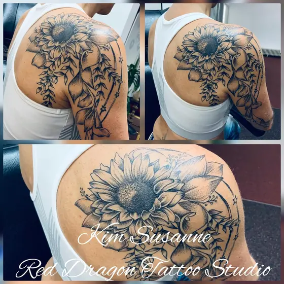 Black & Grey Tattoo aus dem Red Dragon Tattoo Studio Kleve