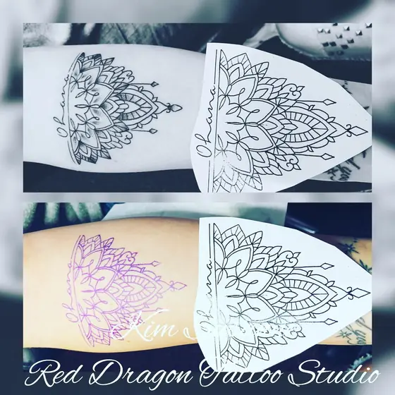 Mandala & Ornamental Tattoo aus dem Red Dragon Tattoo Studio Kleve