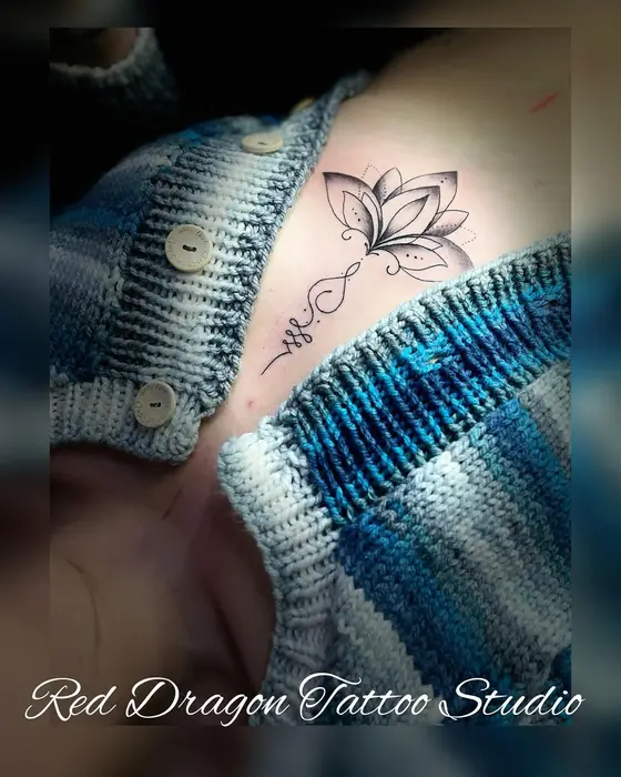 Fineline & Floral Tattoo aus dem Red Dragon Tattoo Studio Kleve