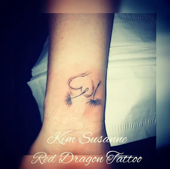 Schrift & Lettering Tattoo aus dem Red Dragon Tattoo Studio Kleve