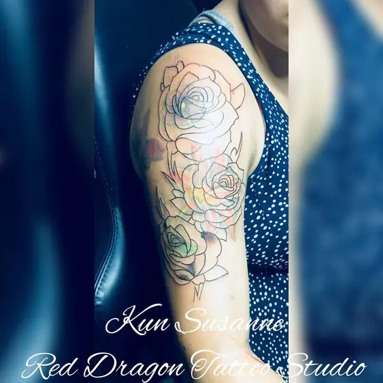 Black & Grey Tattoo aus dem Red Dragon Tattoo Studio Kleve