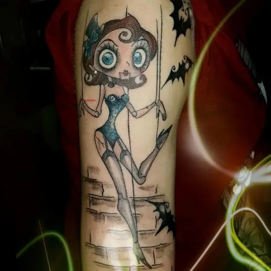 Farbe Tattoo aus dem Red Dragon Tattoo Studio Kleve