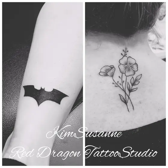 Fineline & Floral Tattoo aus dem Red Dragon Tattoo Studio Kleve