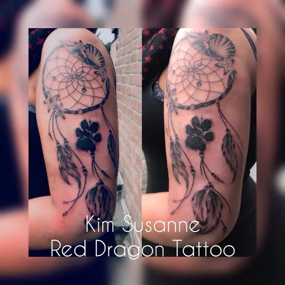 Fineline & Floral Tattoo aus dem Red Dragon Tattoo Studio Kleve
